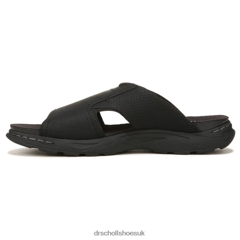 Men Hawthorne Slide Sandal 88LBTP300 Dr Scholl\s Black