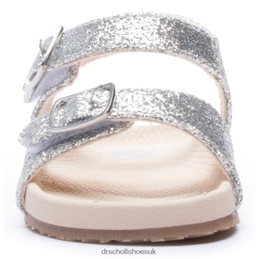 Toddler/Little Kid Isla Sandal 88LBTP322 Dr Scholl\s Silver Glitter