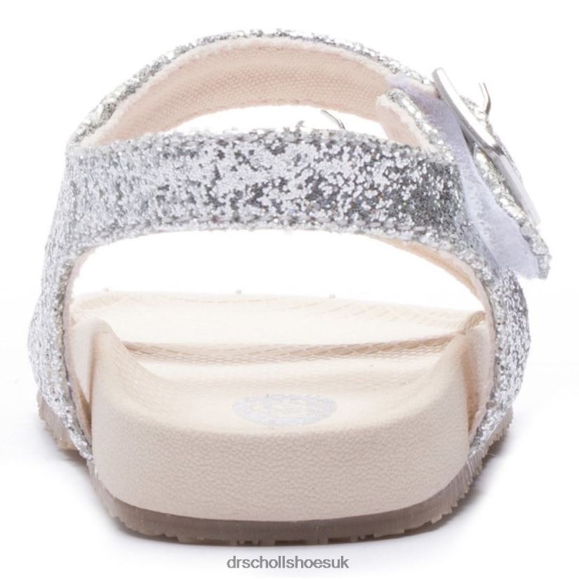 Toddler/Little Kid Isla Sandal 88LBTP322 Dr Scholl\s Silver Glitter