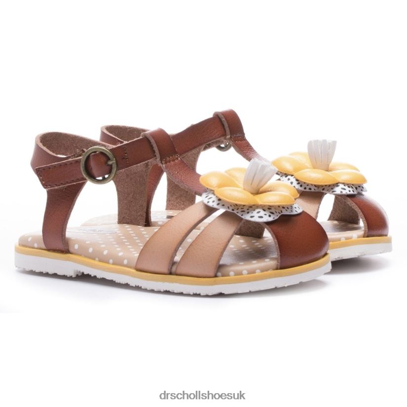 Toddler/Little Kid Pennelope II Sandal 88LBTP323 Dr Scholls Cognac