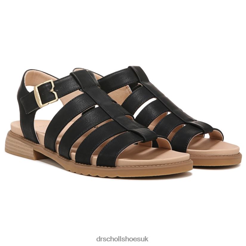 Unisex A Ok Gladiator Sandal 88LBTP205 Dr Scholls Black