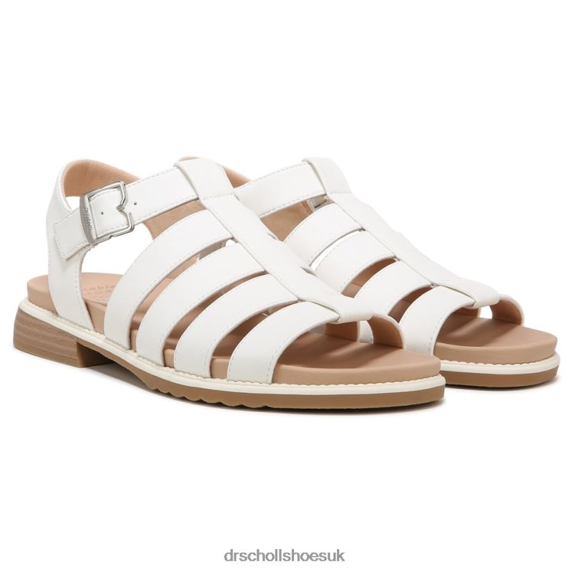 Unisex A Ok Gladiator Sandal 88LBTP206 Dr Scholls White