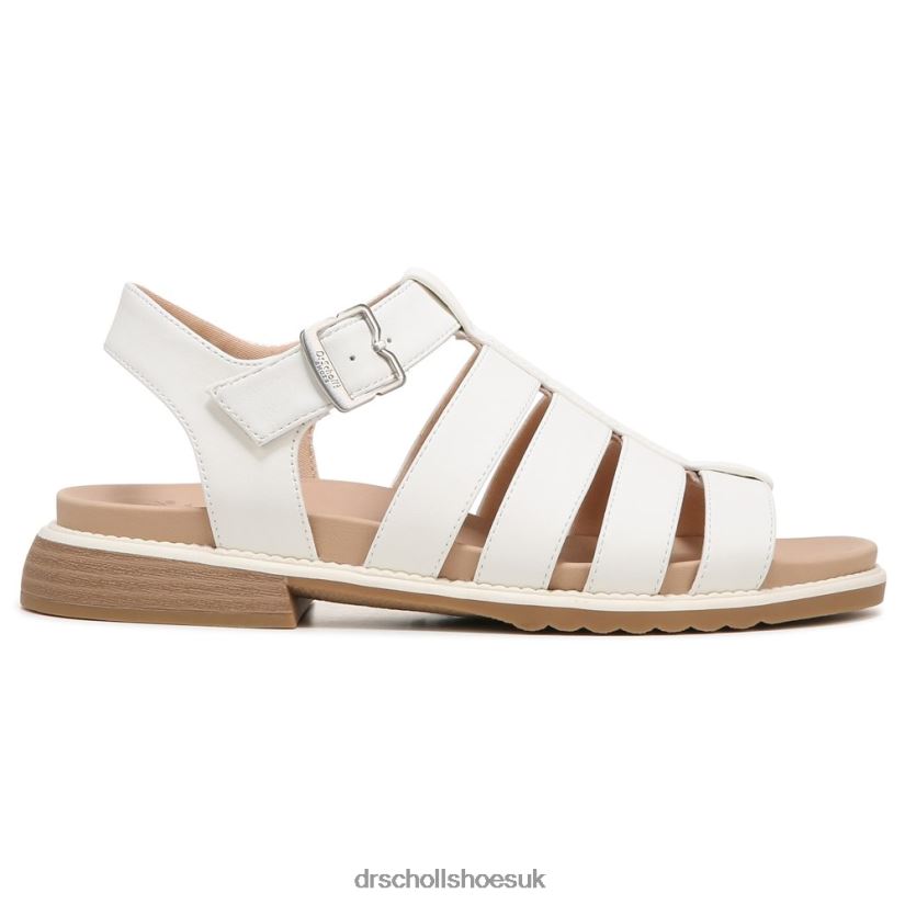 Unisex A Ok Gladiator Sandal 88LBTP206 Dr Scholl\s White