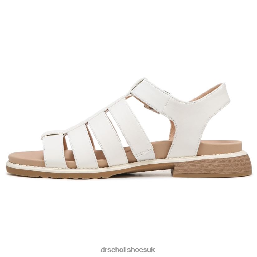 Unisex A Ok Gladiator Sandal 88LBTP206 Dr Scholl\s White