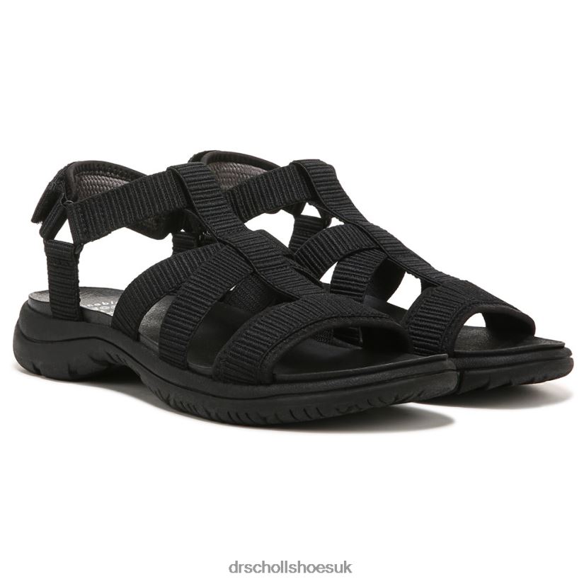 Unisex Adalia Sandal 88LBTP170 Dr Scholls Black Fabric