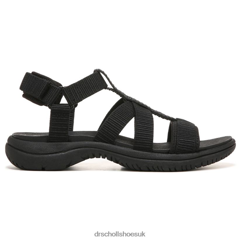 Unisex Adalia Sandal 88LBTP170 Dr Scholl\s Black Fabric