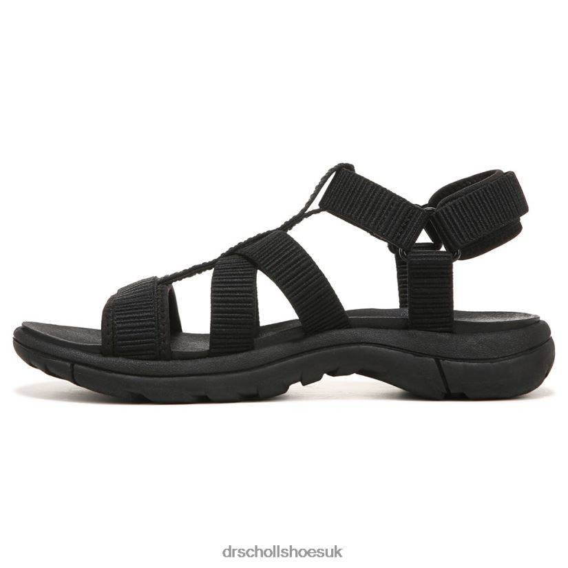 Unisex Adalia Sandal 88LBTP170 Dr Scholl\s Black Fabric