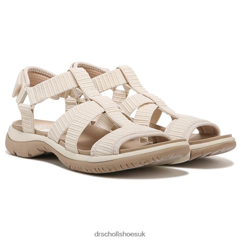 Unisex Adalia Sandal 88LBTP172 Dr Scholls Beige Fabric