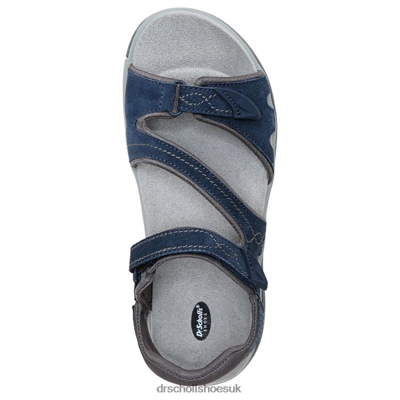 Unisex Adelle Sandal 88LBTP158 Dr Scholl\s Elegant Navy Suede