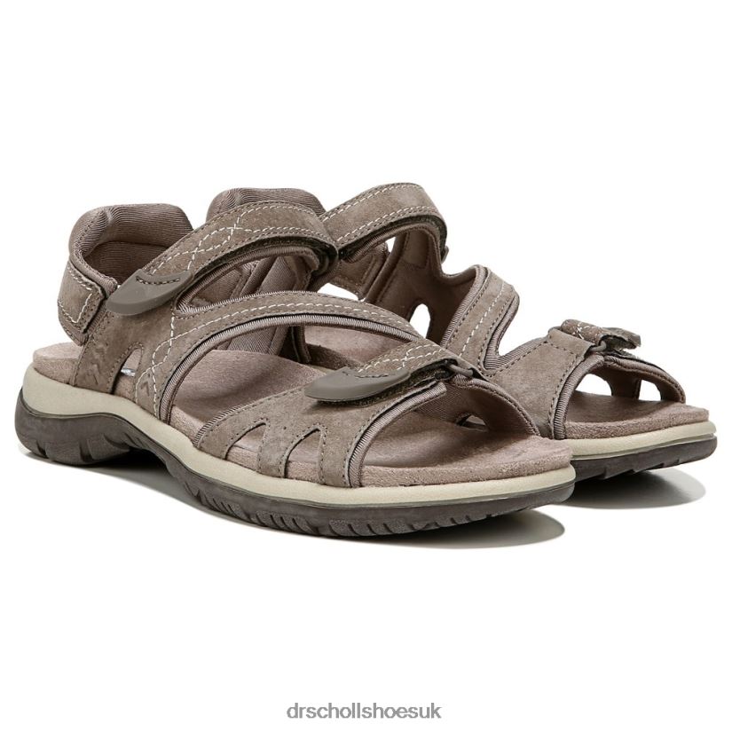 Unisex Adelle Sandal 88LBTP159 Dr Scholls Malt Taupe Suede