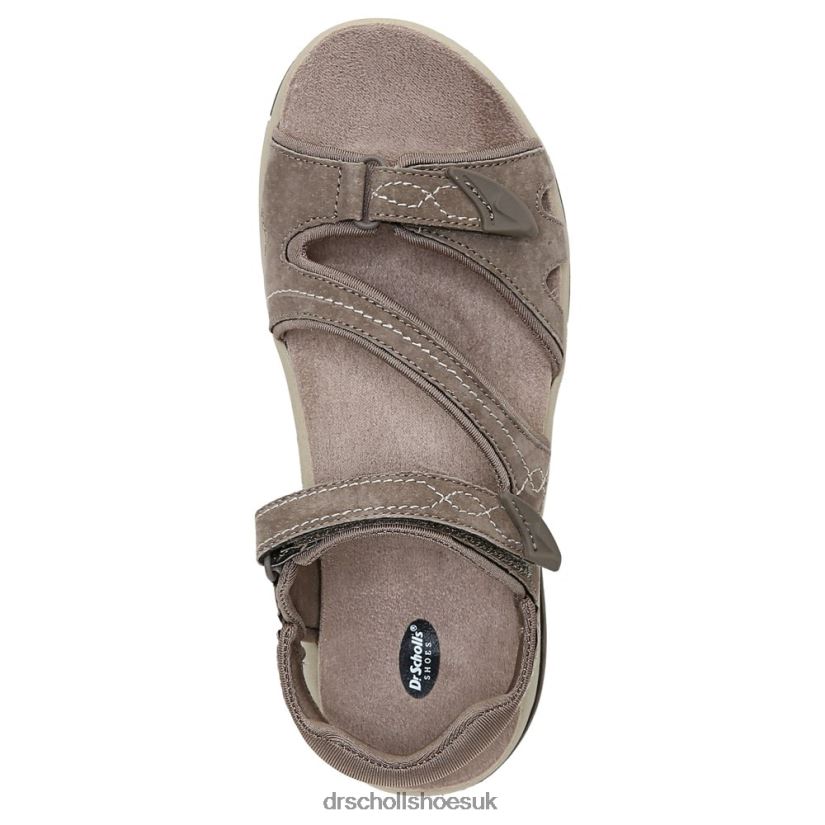 Unisex Adelle Sandal 88LBTP159 Dr Scholl\s Malt Taupe Suede