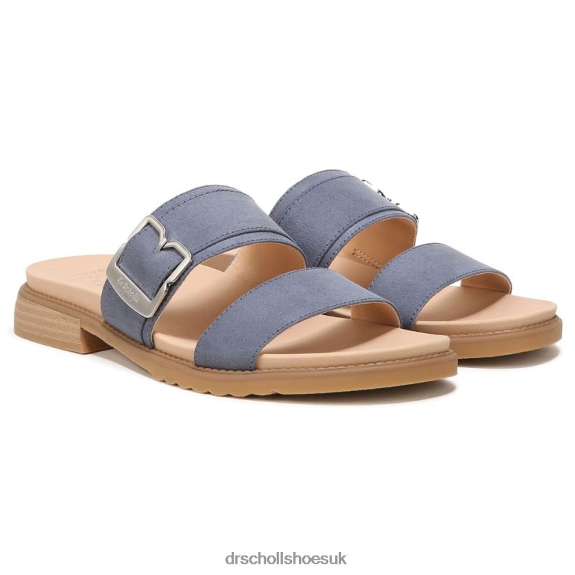 Unisex Alyssa Slide Sandal 88LBTP215 Dr Scholls Oxide Blue Synthetic