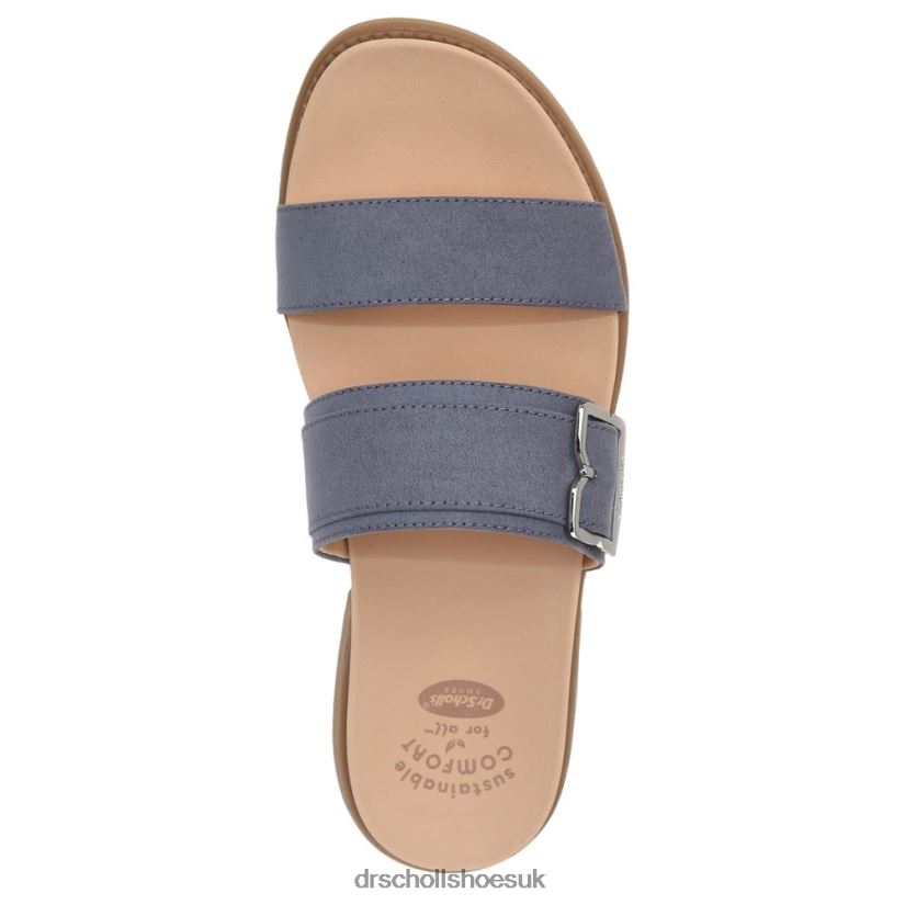 Unisex Alyssa Slide Sandal 88LBTP215 Dr Scholl\s Oxide Blue Synthetic