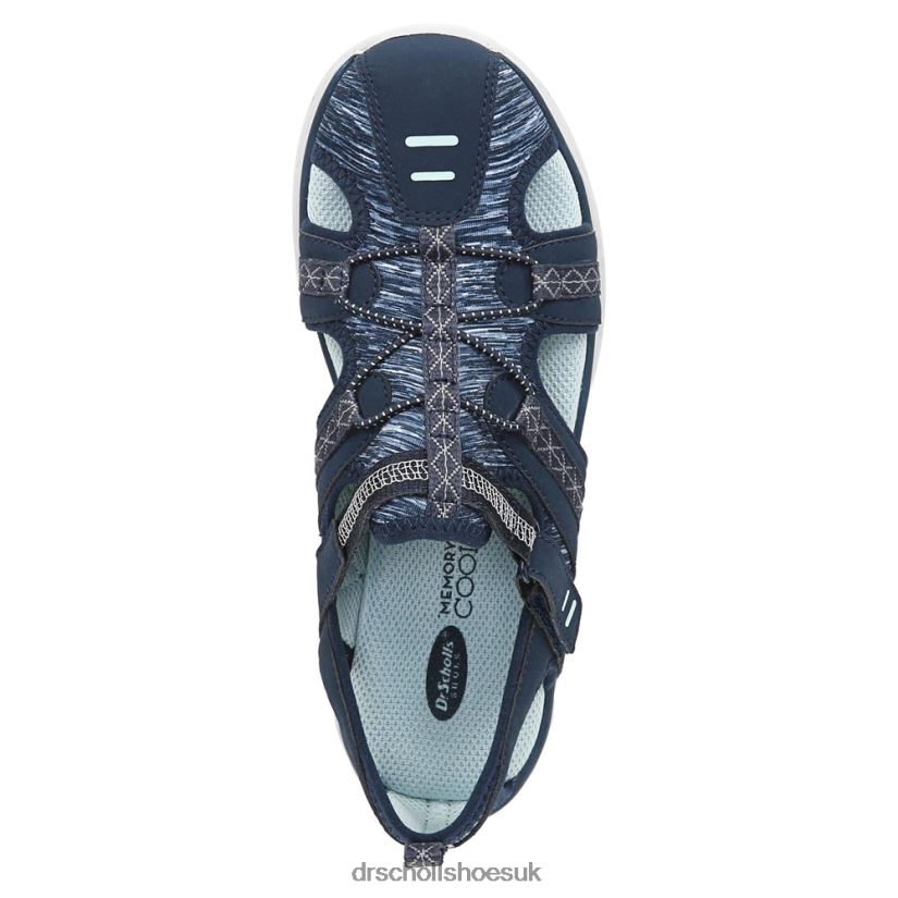 Unisex Andrews Fisherman Sandal 88LBTP197 Dr Scholl\s Navy Fabric