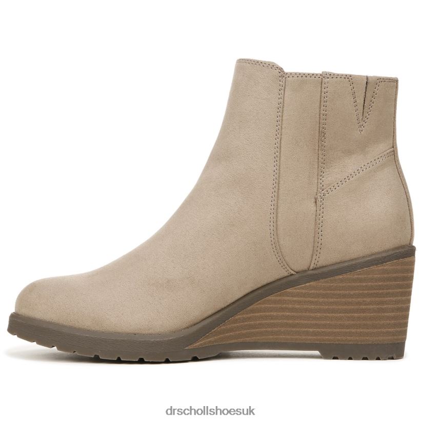 Unisex Chloe Ankle Bootie 88LBTP108 Dr Scholl\s Taupe Fabric