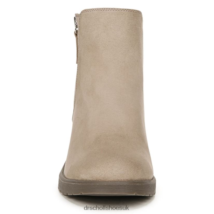 Unisex Chloe Ankle Bootie 88LBTP108 Dr Scholl\s Taupe Fabric