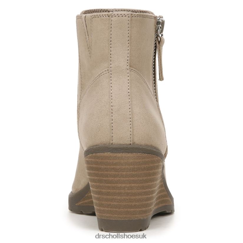 Unisex Chloe Ankle Bootie 88LBTP108 Dr Scholl\s Taupe Fabric