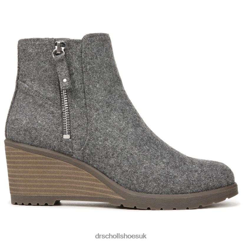 Unisex Chloe Ankle Bootie 88LBTP109 Dr Scholl\s Grey Fabric