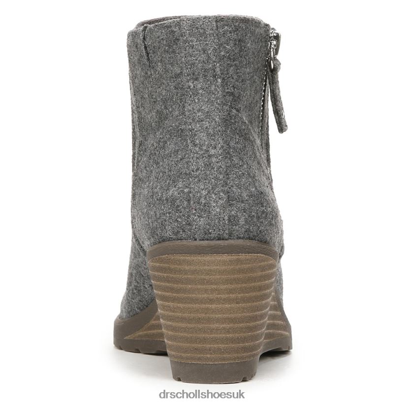 Unisex Chloe Ankle Bootie 88LBTP109 Dr Scholl\s Grey Fabric