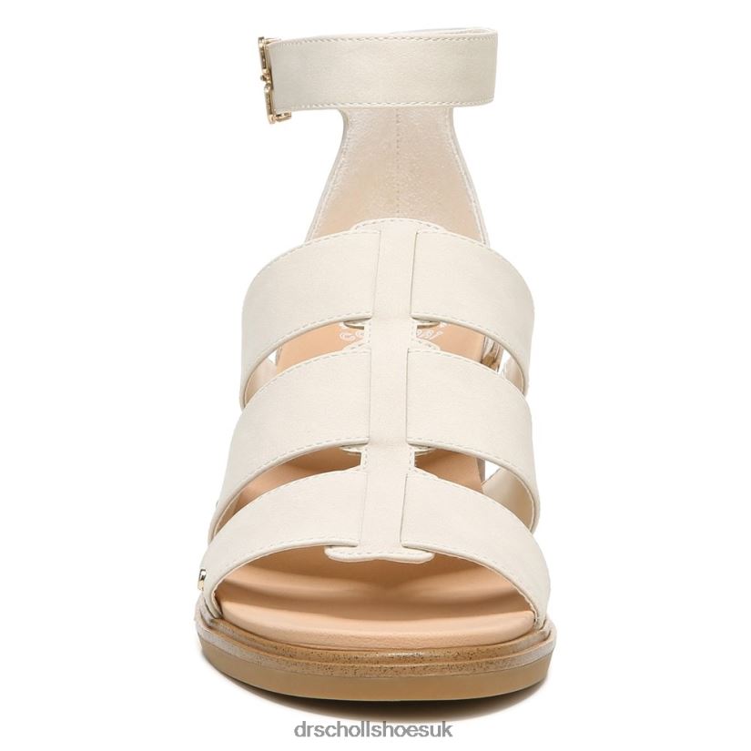 Unisex Eleanor Block Heel Sandal 88LBTP245 Dr Scholl\s Tofu White Synthetic