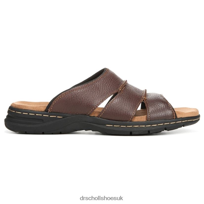 Unisex Gordon Slide Sandal 88LBTP269 Dr Scholl\s Briar Brown