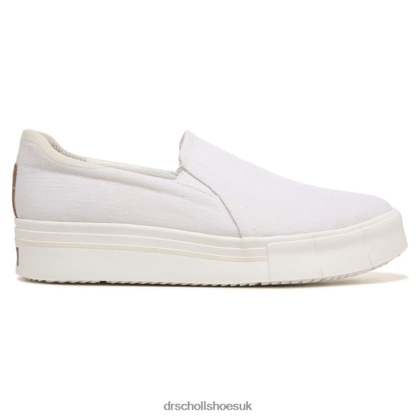 Unisex Happiness Lo Slip On Sneaker 88LBTP84 Dr Scholl\s White Fabric