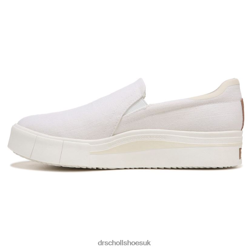 Unisex Happiness Lo Slip On Sneaker 88LBTP84 Dr Scholl\s White Fabric