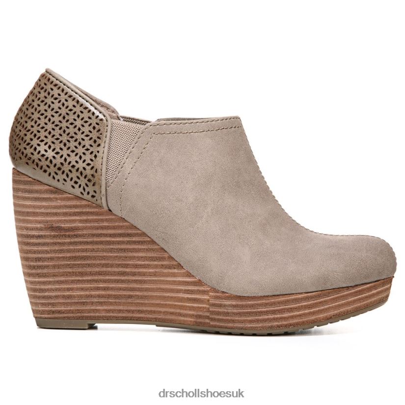 Unisex Harlow Wedge Bootie 88LBTP148 Dr Scholl\s Taupe