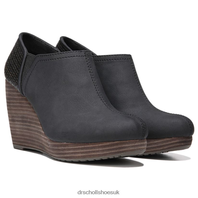 Unisex Harlow Wedge Bootie 88LBTP149 Dr Scholls Black