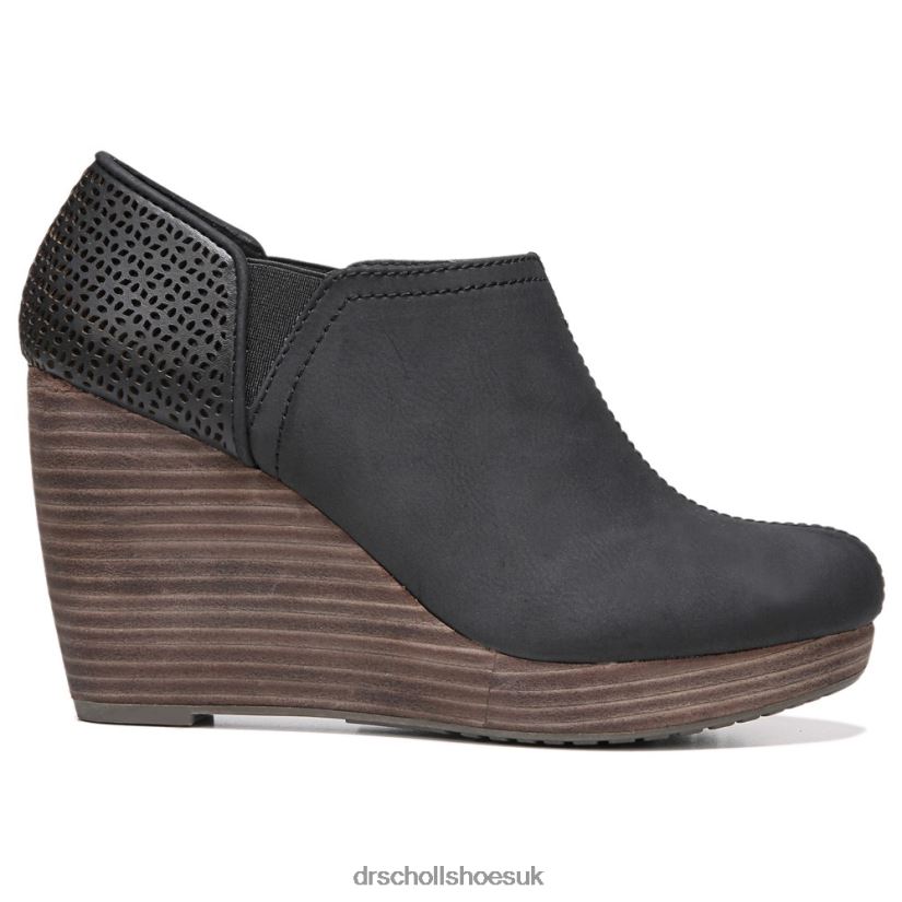 Unisex Harlow Wedge Bootie 88LBTP149 Dr Scholl\s Black