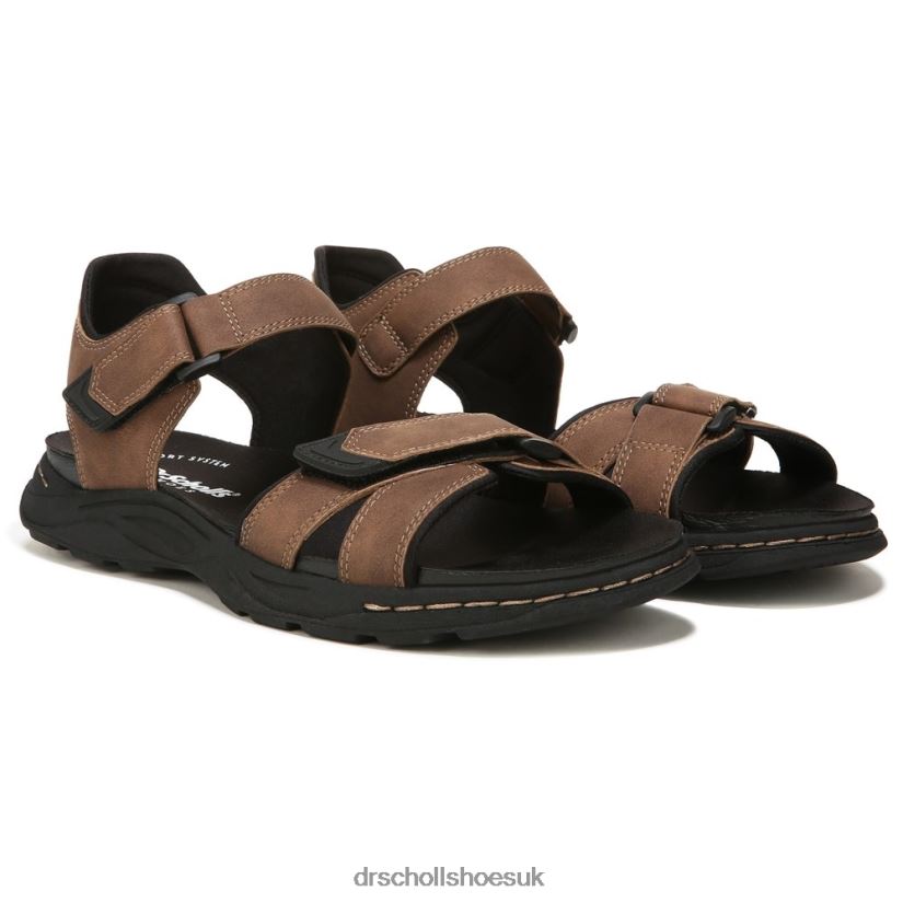 Unisex Henley Sandal 88LBTP298 Dr Scholls Brown