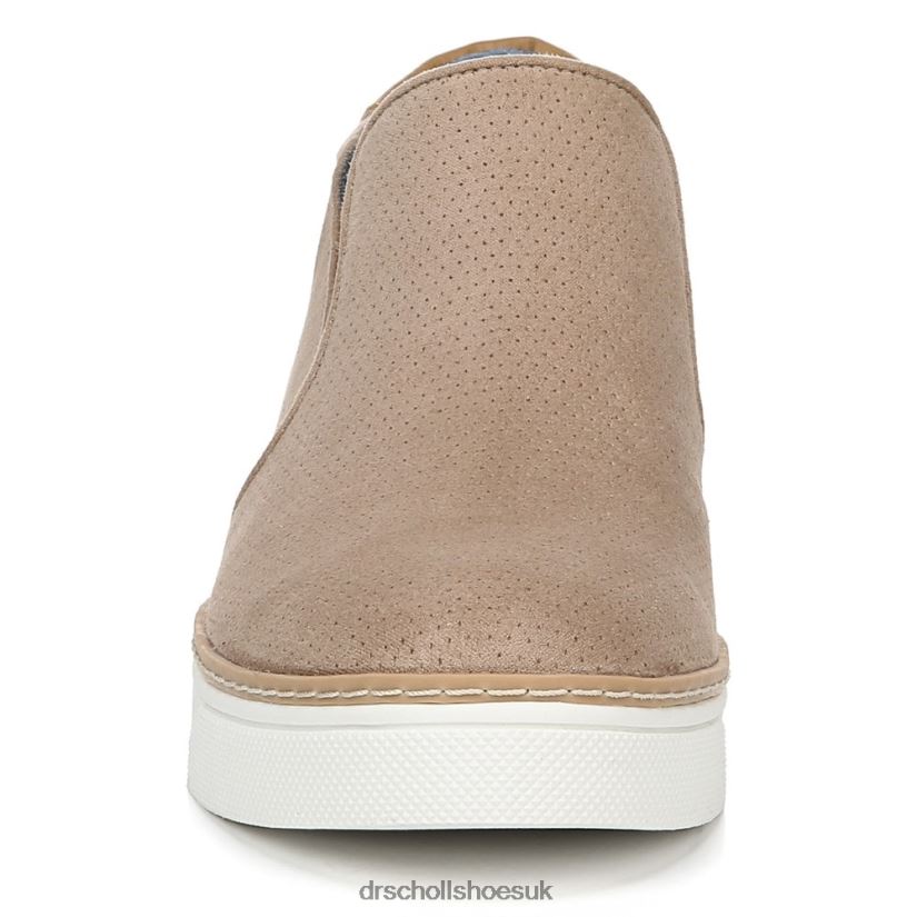 Unisex If Only Wedge Sneaker 88LBTP60 Dr Scholl\s Toasted Taupe Microfiber Perf