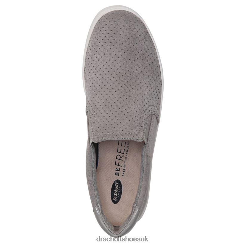 Unisex Madison Slip On Sneaker 88LBTP27 Dr Scholl\s Grey Micro Perf