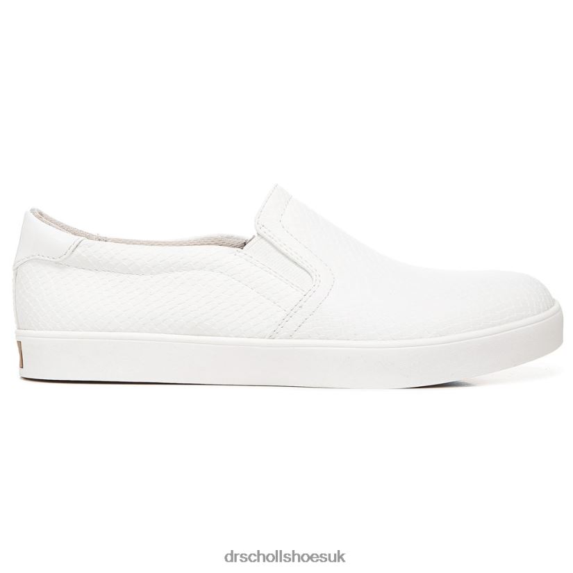 Unisex Madison Slip On Sneaker 88LBTP31 Dr Scholl\s White Lizard