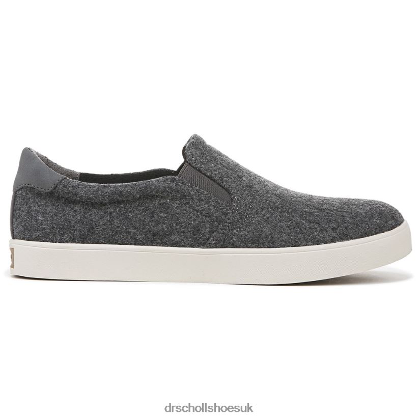 Unisex Madison Slip On Sneaker 88LBTP36 Dr Scholl\s Charcoal Fabric