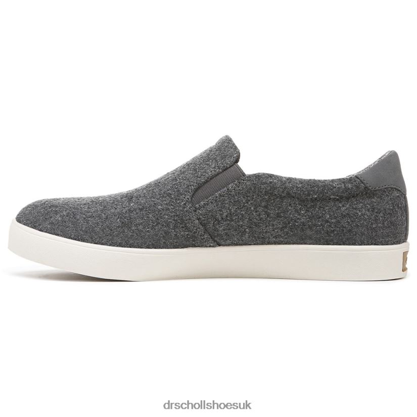 Unisex Madison Slip On Sneaker 88LBTP36 Dr Scholl\s Charcoal Fabric