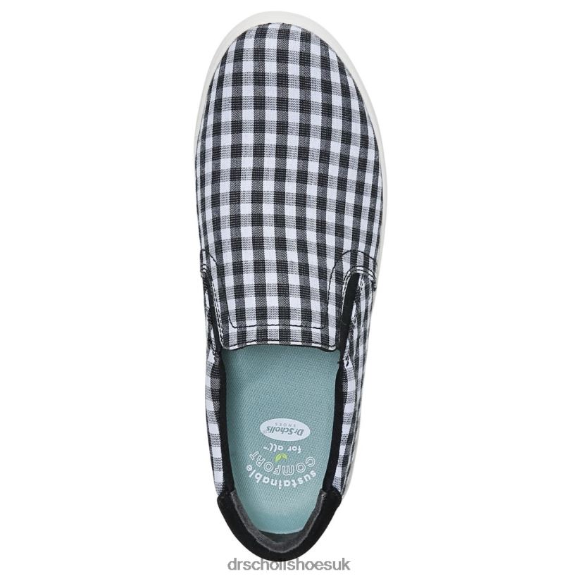 Unisex Madison Slip On Sneaker 88LBTP40 Dr Scholl\s Black Gingham