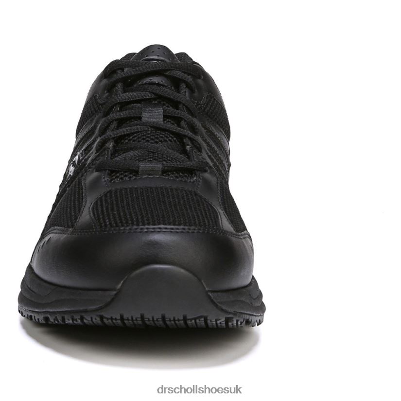 Unisex Monster Slip Resistant Sneaker 88LBTP288 Dr Scholl\s Black Leather