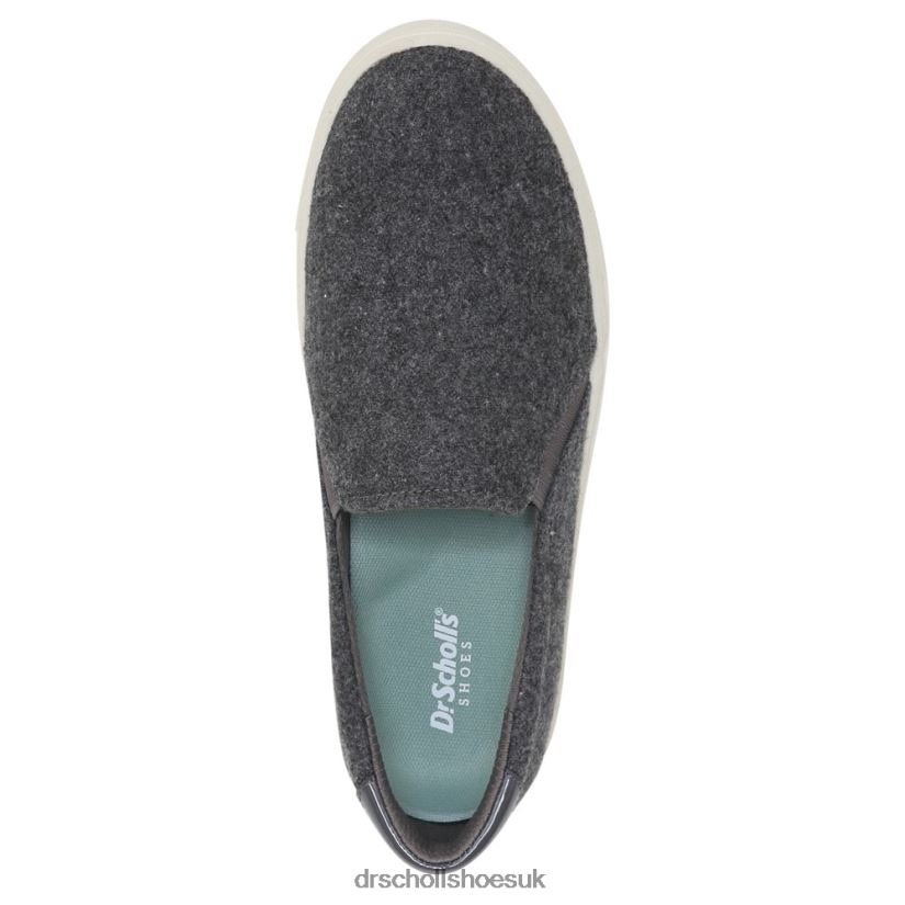 Unisex Nova Slip On Sneaker 88LBTP67 Dr Scholl\s Dark Grey Fabric