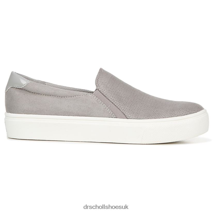 Unisex Nova Slip On Sneaker 88LBTP70 Dr Scholl\s Soft Grey Microfiber Perf