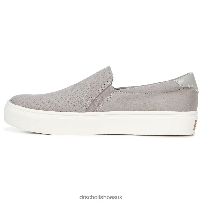 Unisex Nova Slip On Sneaker 88LBTP70 Dr Scholl\s Soft Grey Microfiber Perf