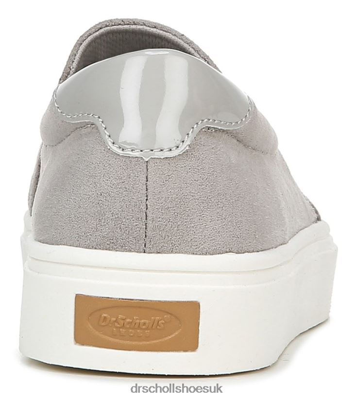 Unisex Nova Slip On Sneaker 88LBTP70 Dr Scholl\s Soft Grey Microfiber Perf