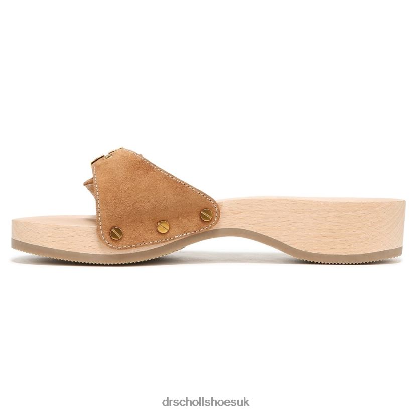 Unisex Original Sandal 88LBTP117 Dr Scholl\s x Veronica Beard Hazelwood Brown Suede