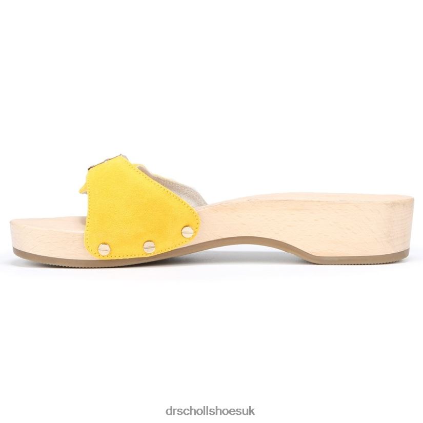 Unisex Original Sandal 88LBTP12 Dr Scholl\s Yellow Leather