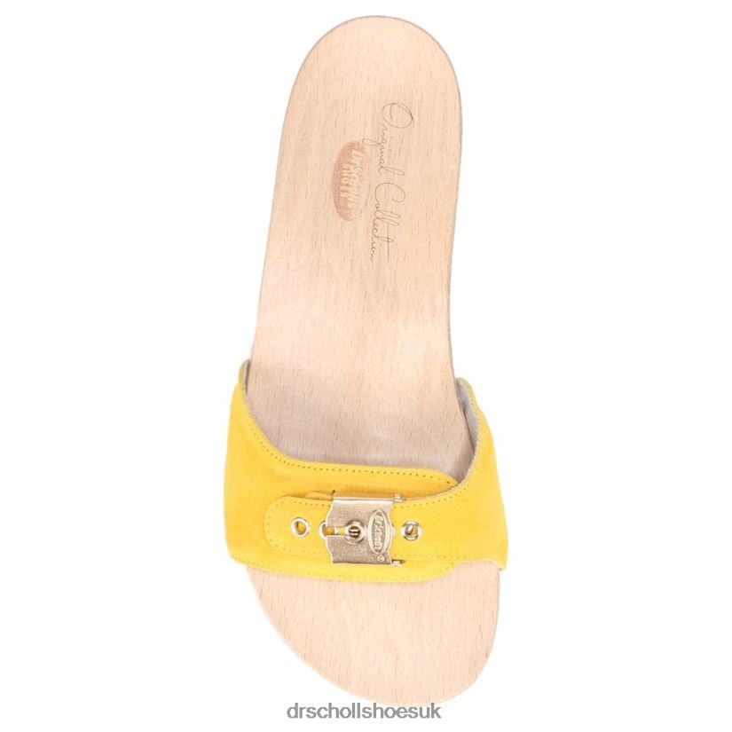 Unisex Original Sandal 88LBTP12 Dr Scholl\s Yellow Leather