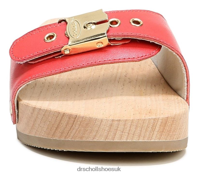 Unisex Original Sandal 88LBTP16 Dr Scholl\s Red Leather