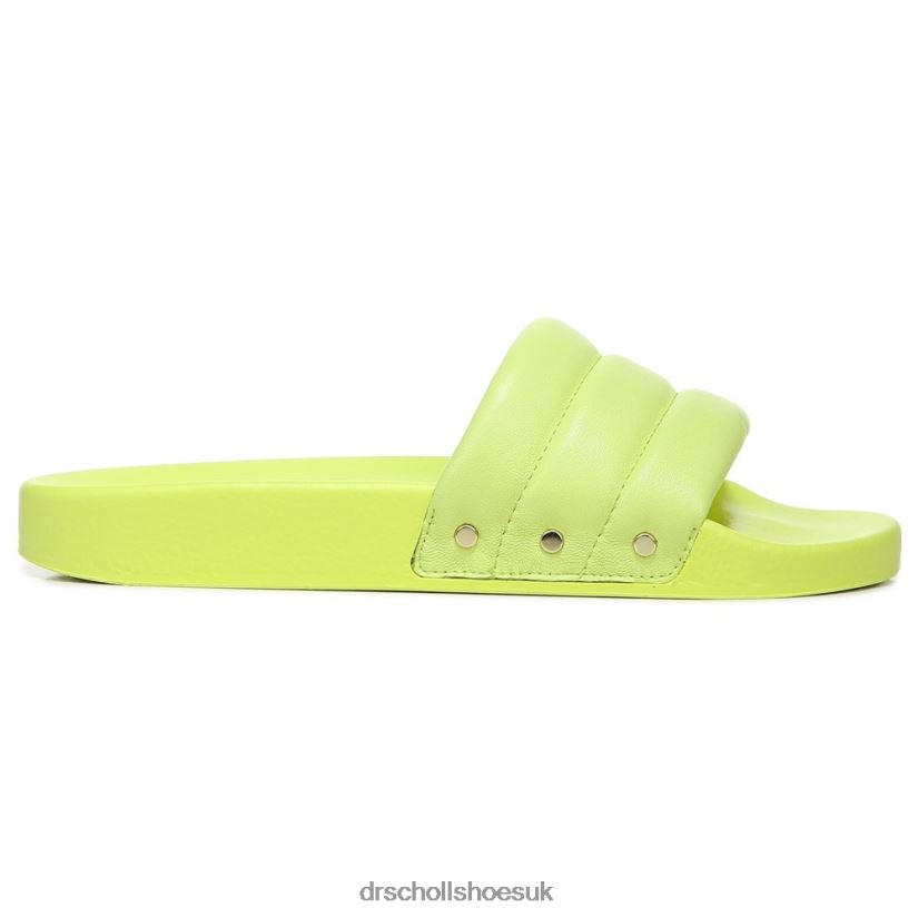 Unisex Pisces Chill Slide Sandal 88LBTP211 Dr Scholl\s Lime Leather