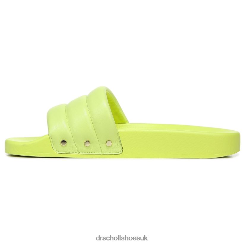 Unisex Pisces Chill Slide Sandal 88LBTP211 Dr Scholl\s Lime Leather