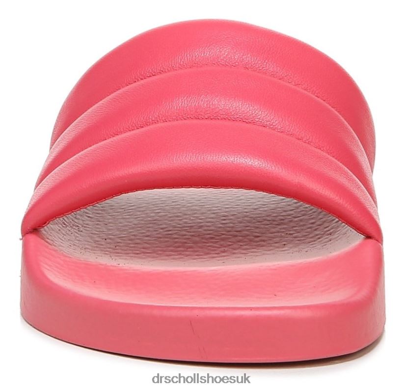 Unisex Pisces Chill Slide Sandal 88LBTP212 Dr Scholl\s Dark Pink Leather