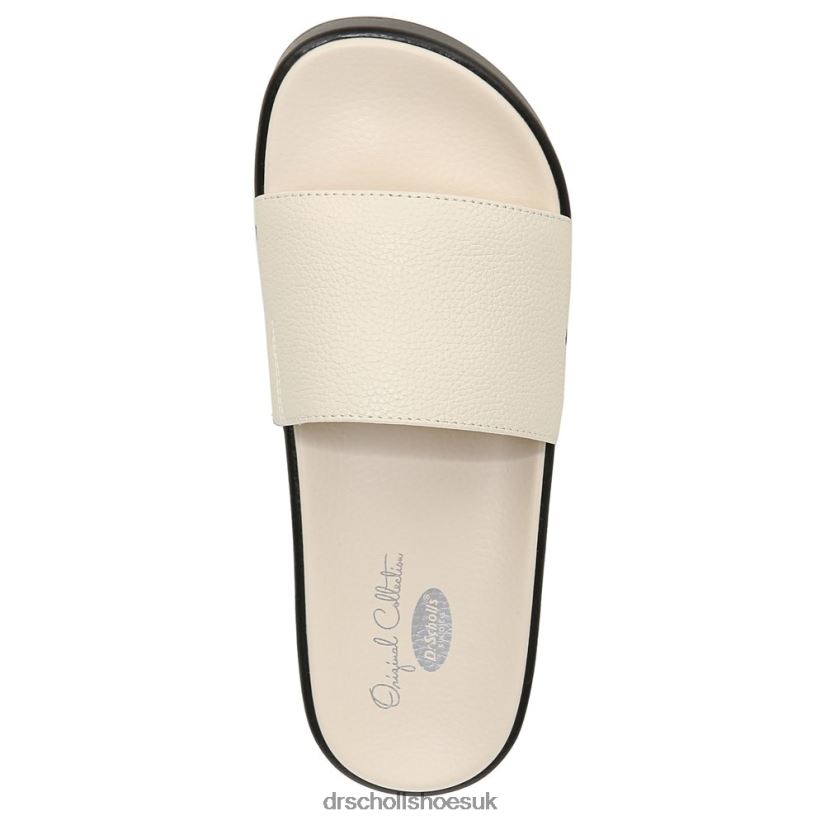 Unisex Pisces Max Platform Slide Sandal 88LBTP199 Dr Scholl\s White Leather